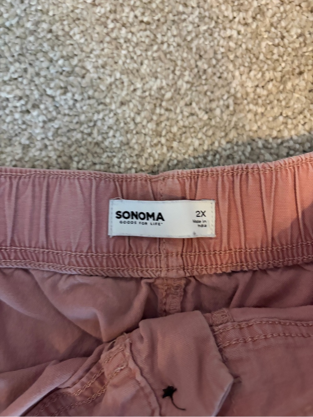 Sonoma Dusty Rose Casual Women's Bermuda Shorts - Picture 2 of 3